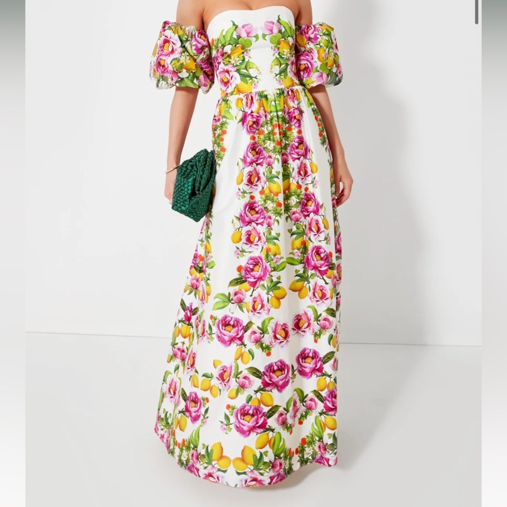 BORGO DE NOR Peonia Pink Juliet Cotton Dress